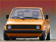 1:18 VW Caddy MK1 Baujahr 1982 Orange Diecast